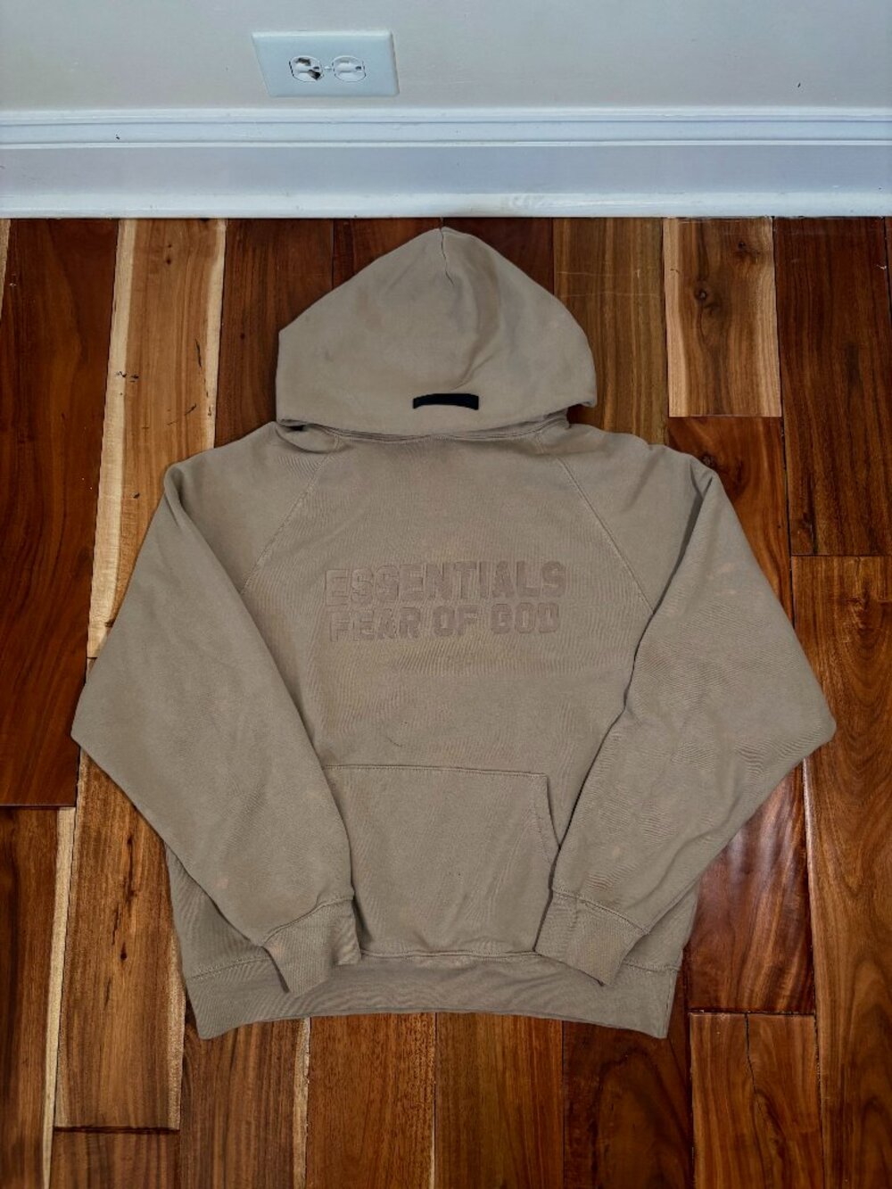 ESSENTIALS 'Fear of God' Beige Hoodie